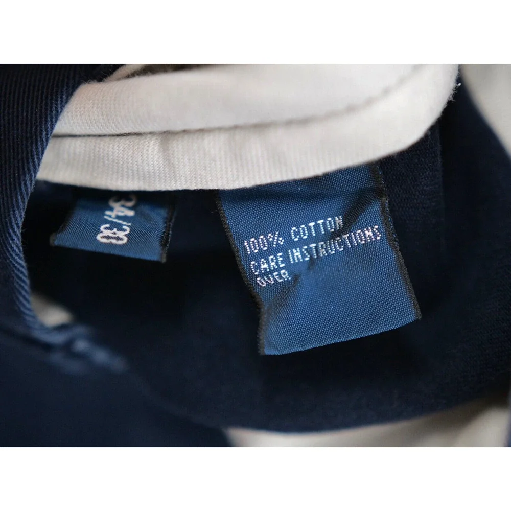 Polo Ralph Lauren Chino Men's Prospect Pants 34X30 Navy Blue 100% Cotton